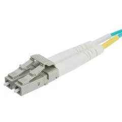 10 Gigabit Aqua LC/LC OM3 Multimode Duplex Fiber Optic Cable, 50/125, 7 meter (22.9 foot)