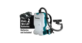 2020 Makita 18V X2 LXT® (36V) Brushless 1.6 Gallon HEPA Filter Backpack Dry Vacuum (XCV17Z)