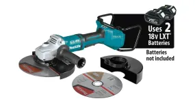 2021 Makita 36V (18V X2) LXT® Brushless 9" Paddle Switch Cut-Off/Angle Grinder, with Electric Brake and AWS®, To