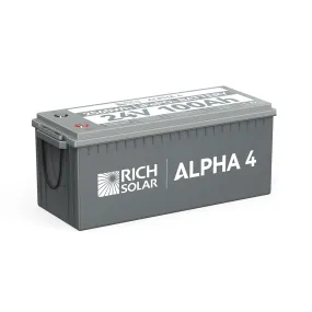 24V 100Ah LiFePO4 Lithium Iron Phosphate Battery w/ Internal Heating and Bluetooth Function