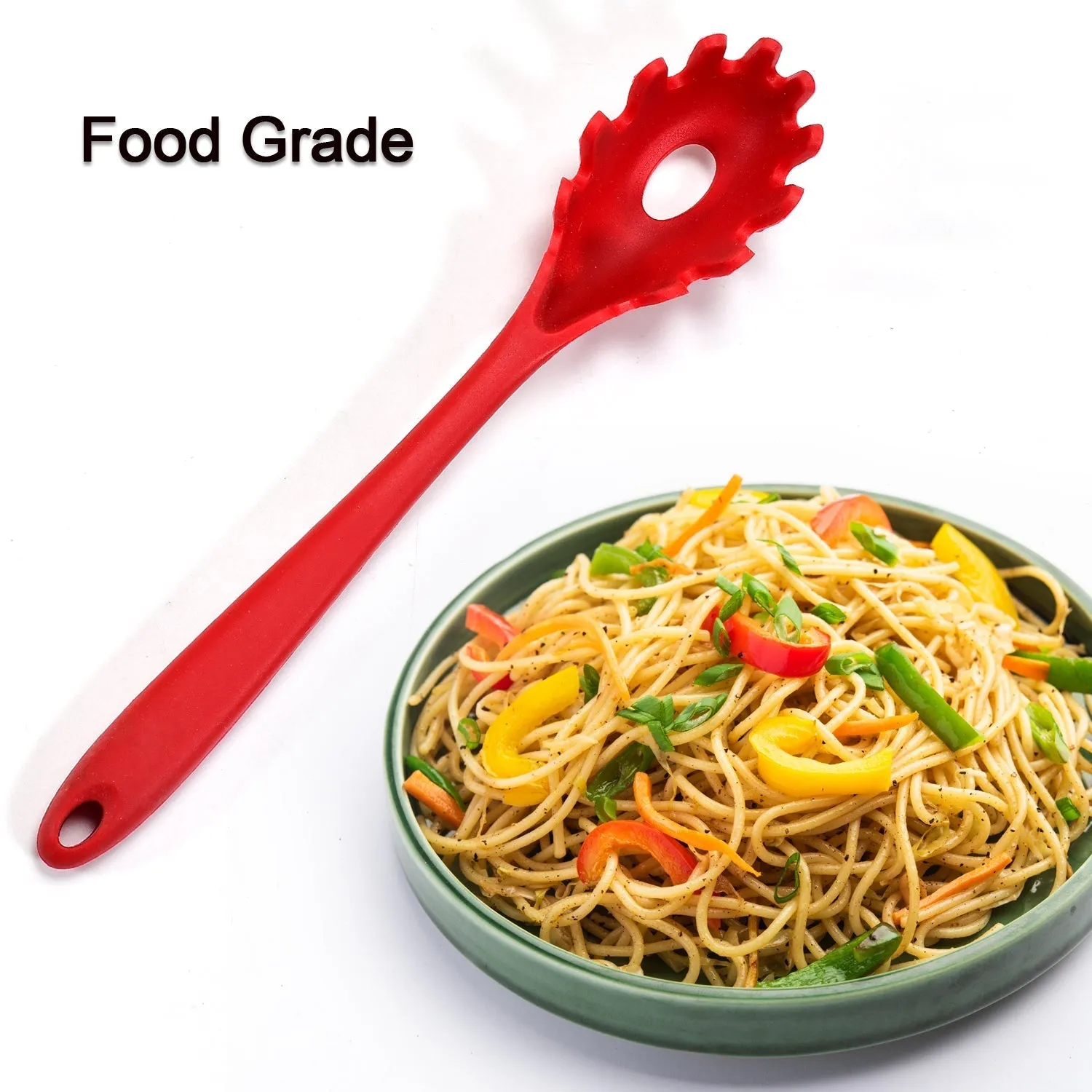 2896 SILICONE PASTA FORK SPAGHETTI SERVER | PASTA SERVER.