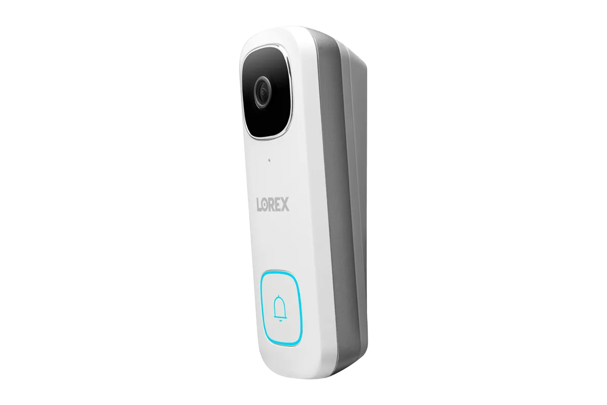 2K Wi-Fi Video Doorbell with Person Detection (Wired)