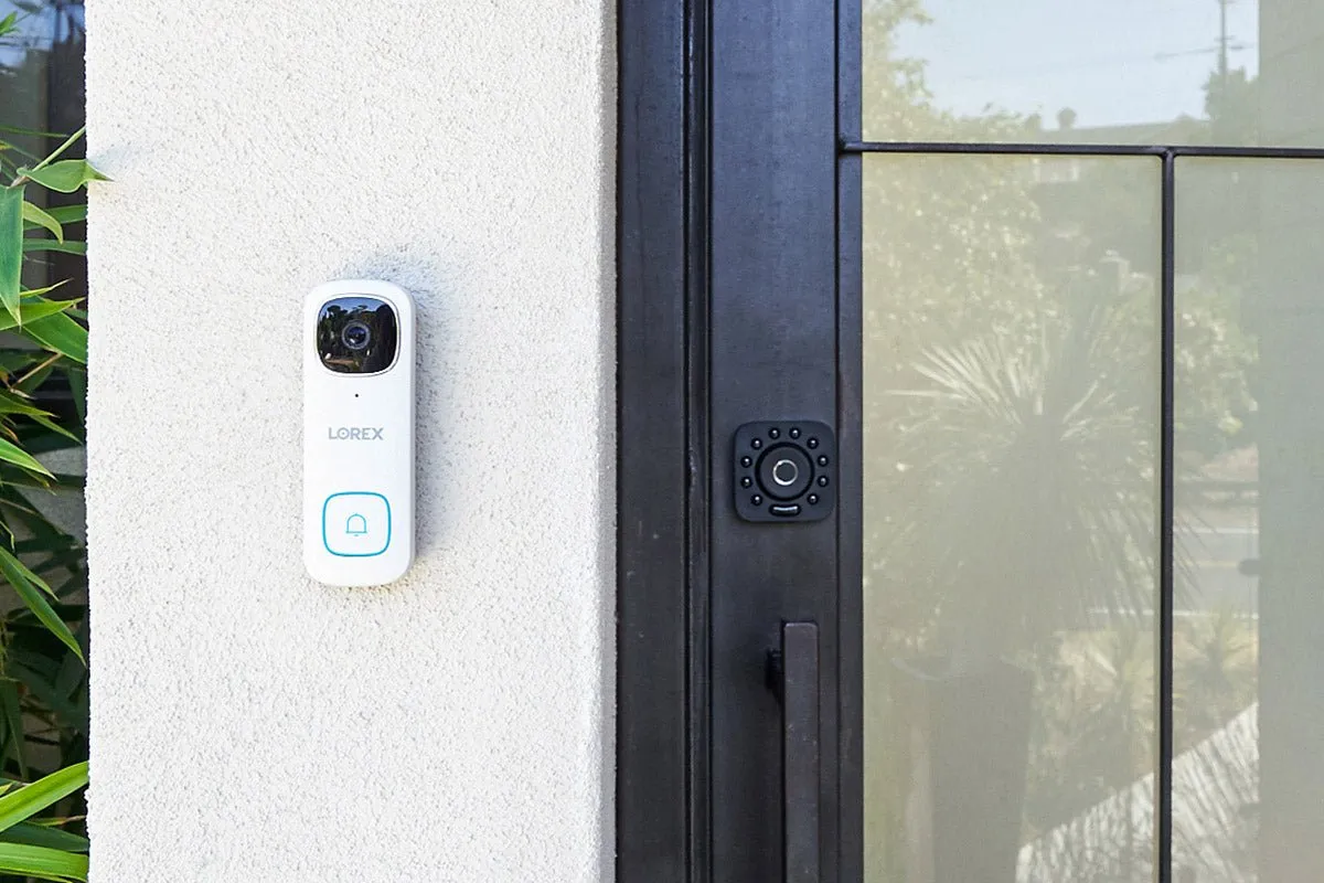 2K Wi-Fi Video Doorbell with Person Detection (Wired)