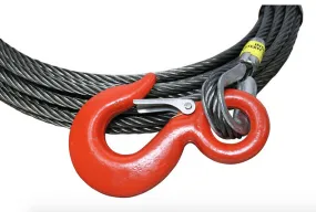 5/8" Steel Core Winch Cable with Eye Hook