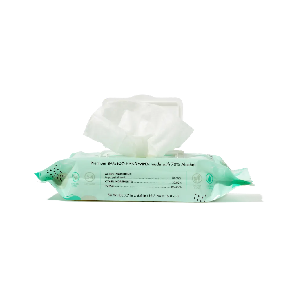 9 PACK - Unscented Hand Wipes