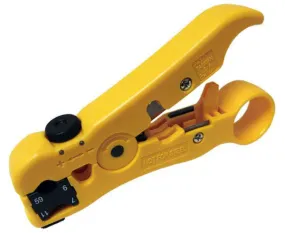 All-In-One Cable Stripper for Data, Coax, Telco, and Fiber