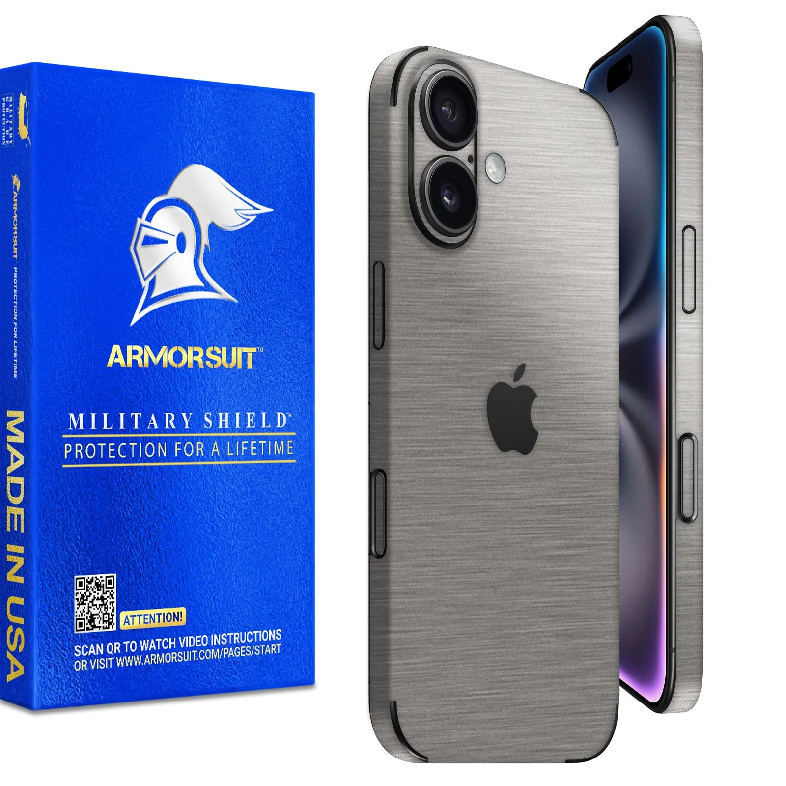 Armorsuit MilitaryShield Vinyl Skin Wrap Film for iPhone 16