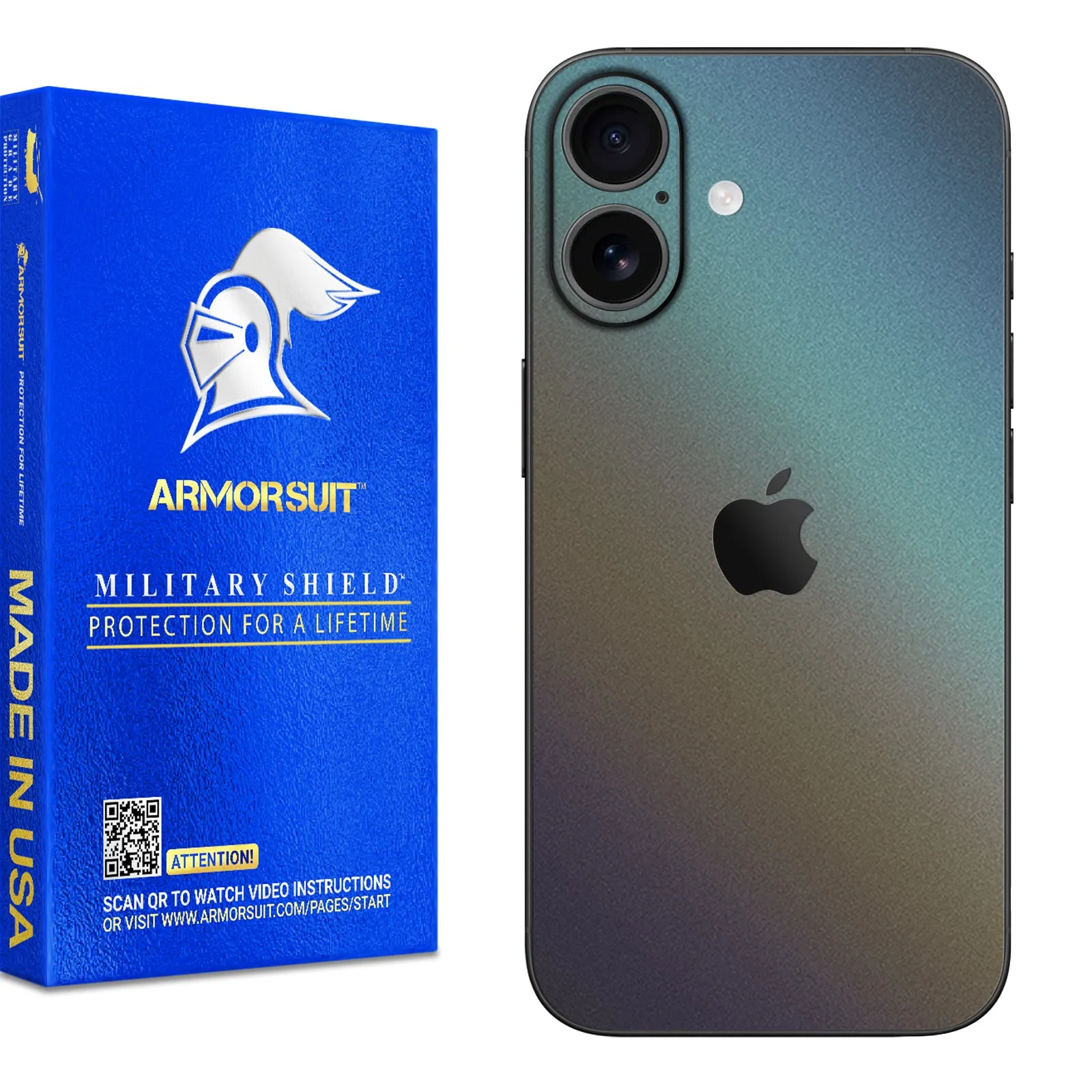 Armorsuit MilitaryShield Vinyl Skin Wrap Film for iPhone 16