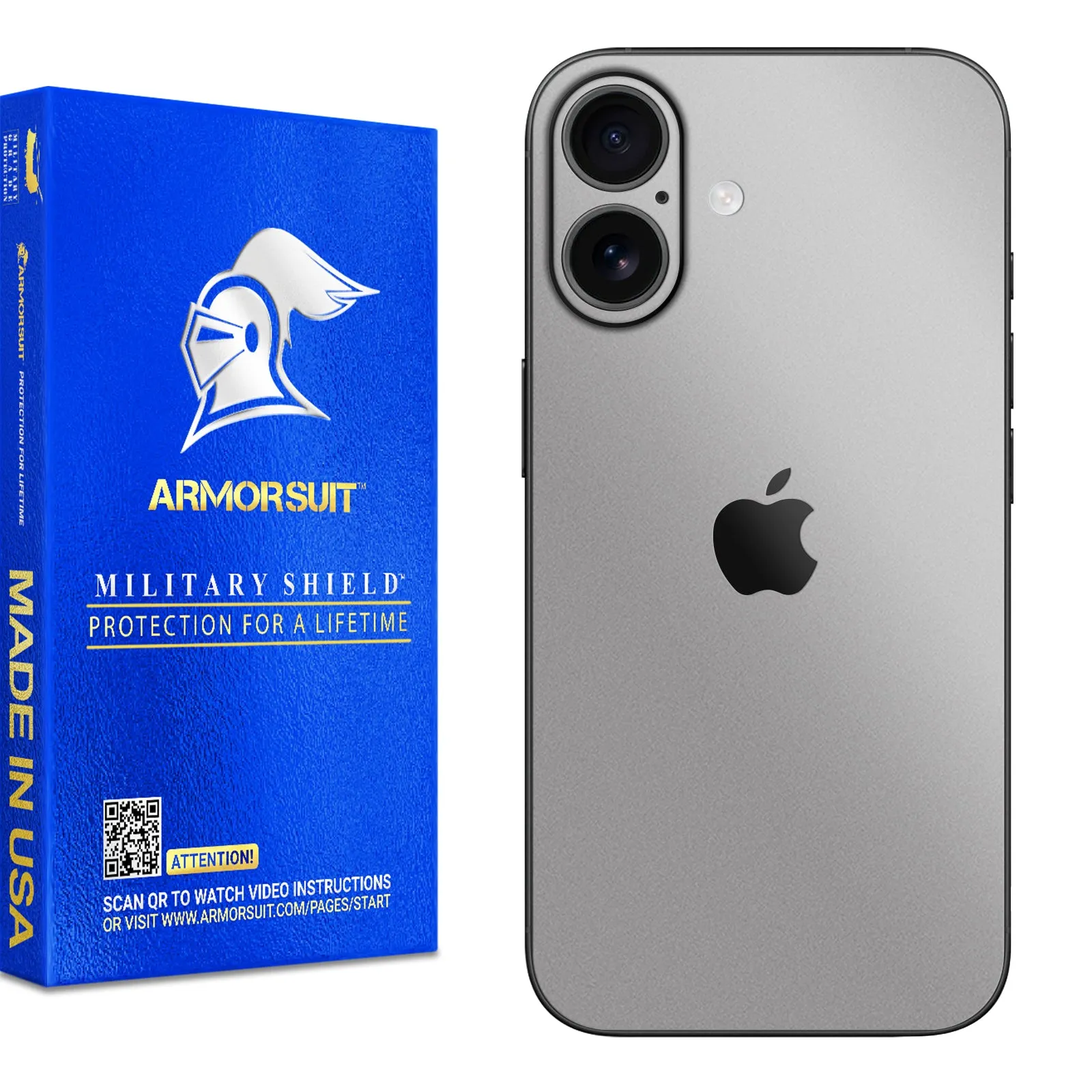 Armorsuit MilitaryShield Vinyl Skin Wrap Film for iPhone 16