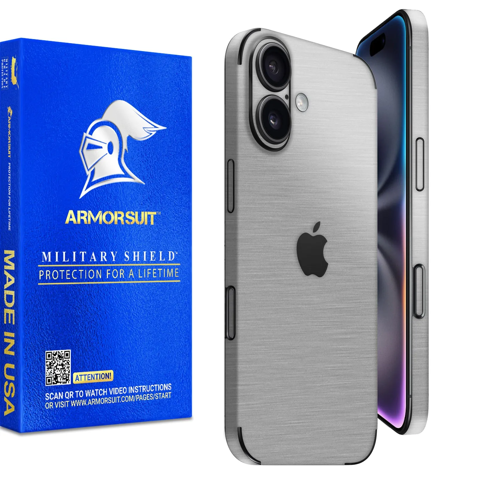 Armorsuit MilitaryShield Vinyl Skin Wrap Film for iPhone 16