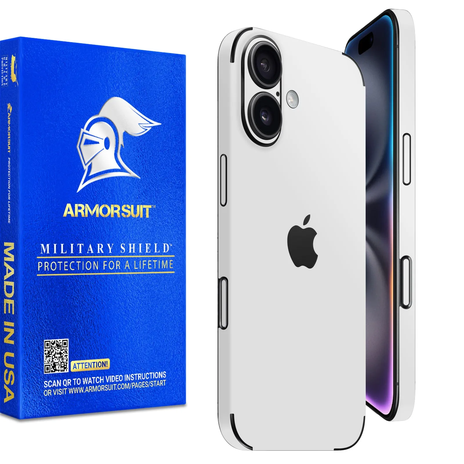 Armorsuit MilitaryShield Vinyl Skin Wrap Film for iPhone 16