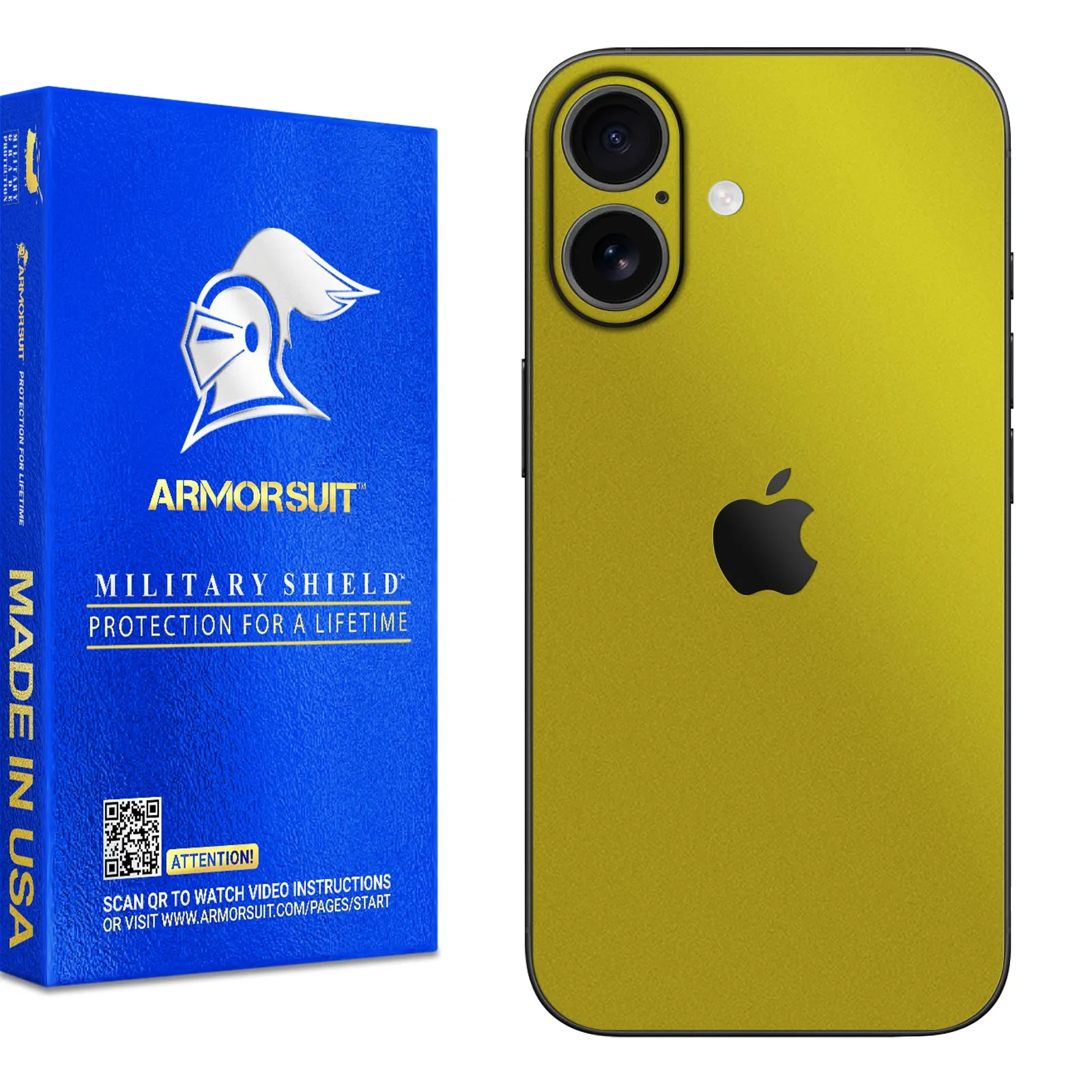 Armorsuit MilitaryShield Vinyl Skin Wrap Film for iPhone 16