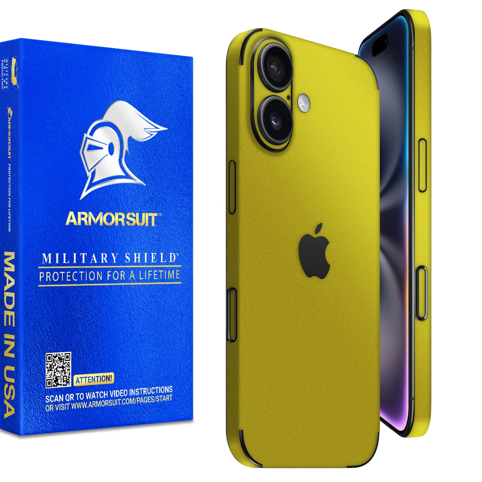 Armorsuit MilitaryShield Vinyl Skin Wrap Film for iPhone 16