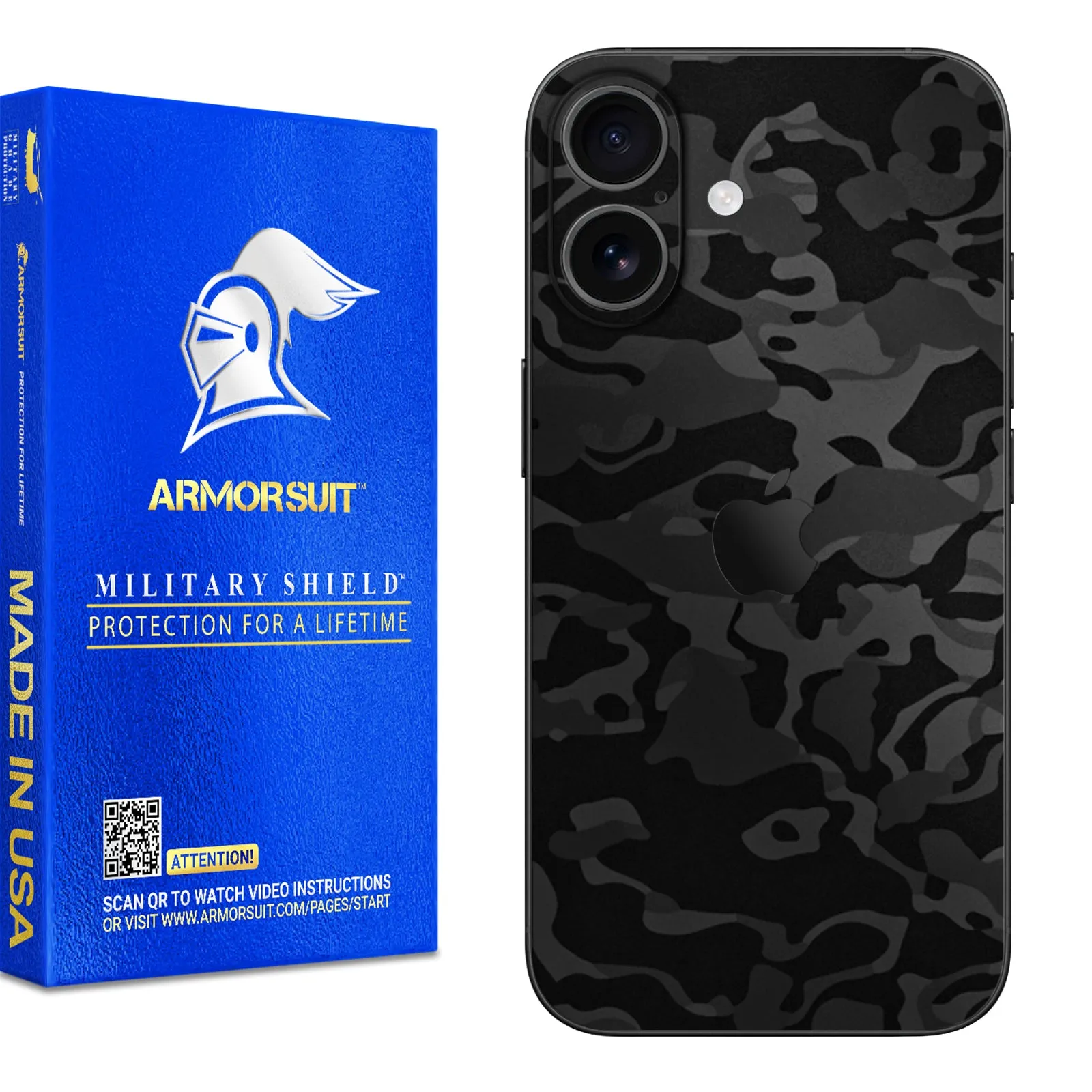 Armorsuit MilitaryShield Vinyl Skin Wrap Film for iPhone 16