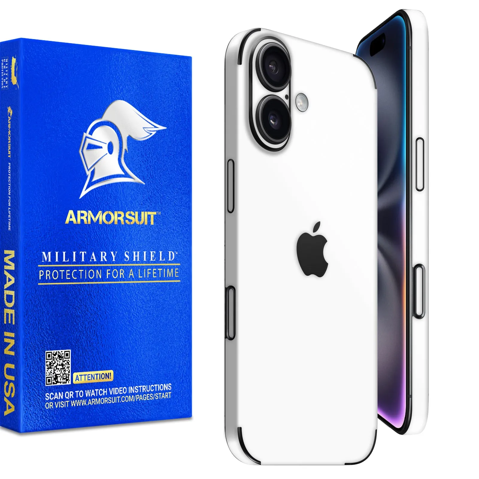 Armorsuit MilitaryShield Vinyl Skin Wrap Film for iPhone 16