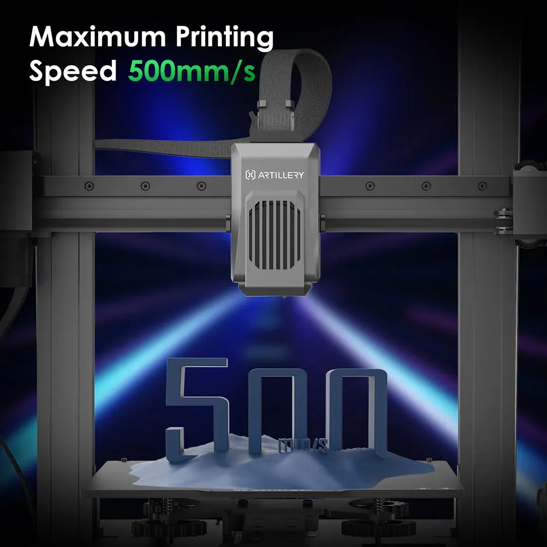 Artillery Sidewinder X4 Pro 3D Printer: Upto 500 mm/s print speeds