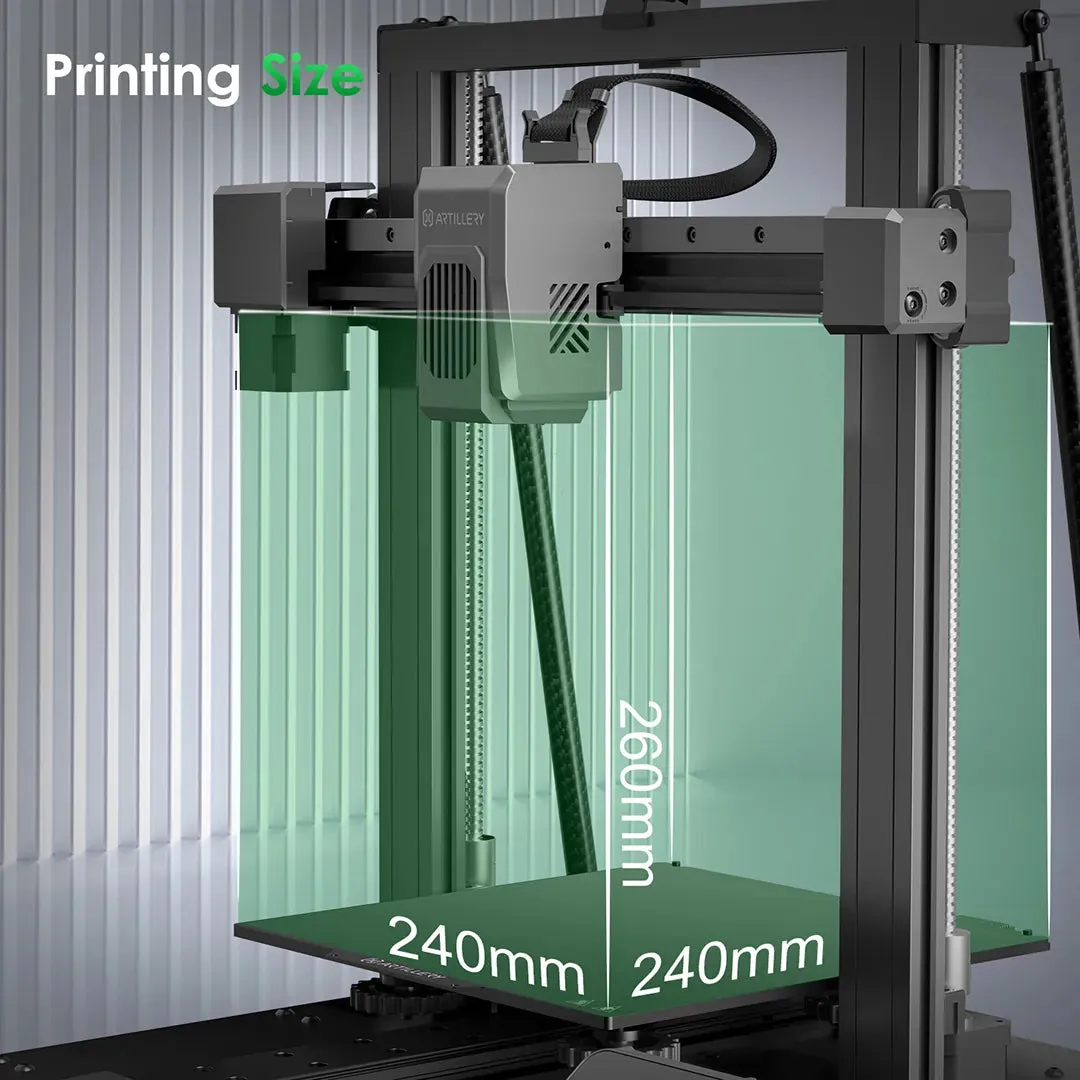 Artillery Sidewinder X4 Pro 3D Printer: Upto 500 mm/s print speeds