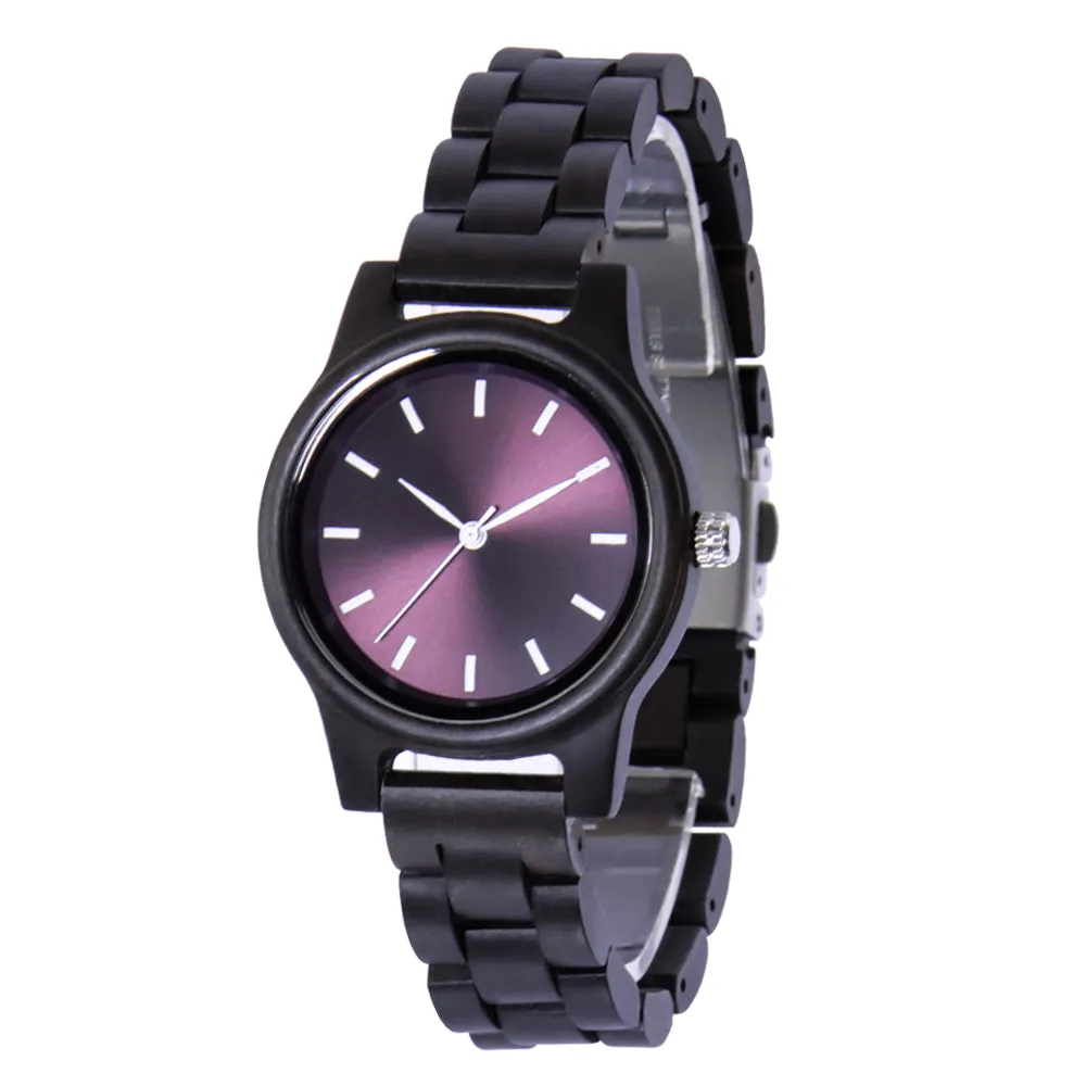 Attabad - Minimal Ebony Couple Watch