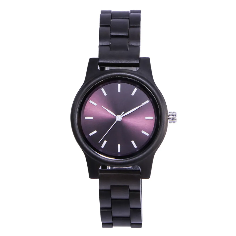 Attabad - Minimal Ebony Couple Watch