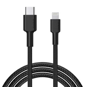 AUKEY® Braided USB-C to Lightning Cable (3.9ft)