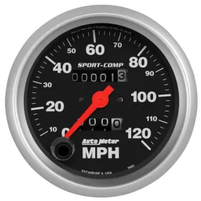 Auto Meter Sport-Comp In-Dash Mechanical Speedometer - 3-3/8 in.