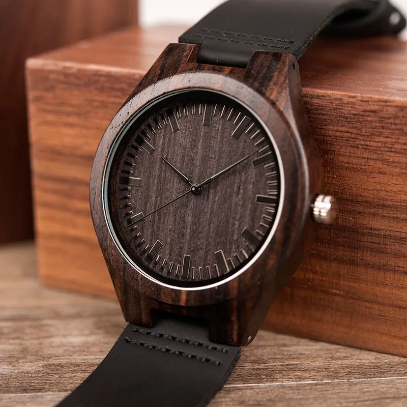 Baikal - Ebony Leather Band Watch