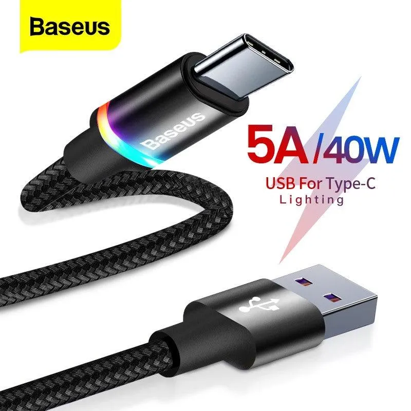 Baseus Halo Data Charging Lightning/Type C Fast Charging Cable