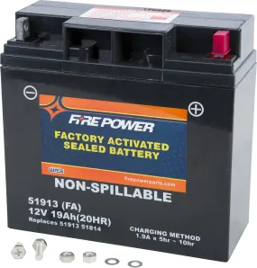 BATTERY 51913 SEALED FACTORY ACTIVATED