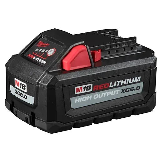 Battery Pack - Milwaukee M18™ REDLITHIUM™ HIGH OUTPUT™ XC6.0 Battery Pack (2 Pk), 48-11-1862