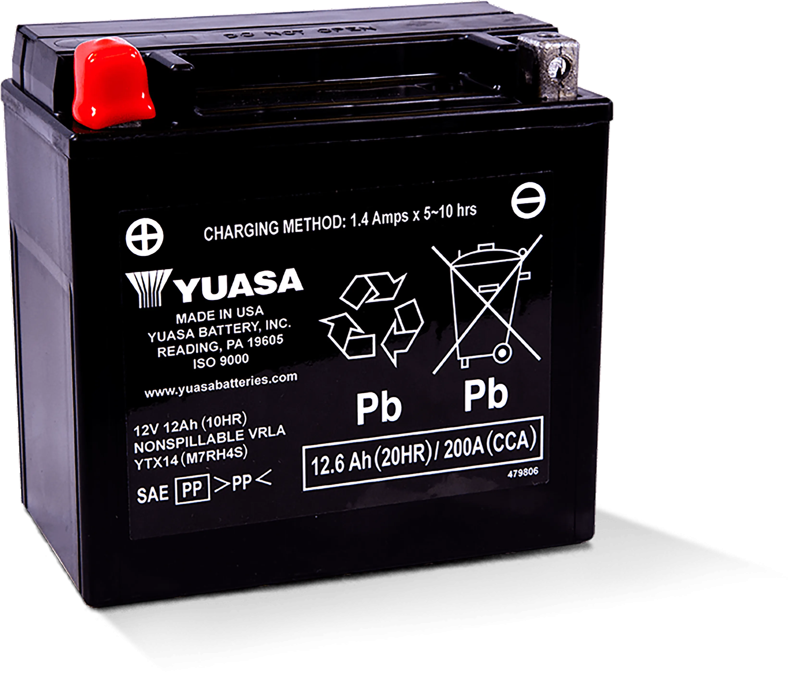 BATTERY YTX14 SEALED FACTORY ACTIVATED