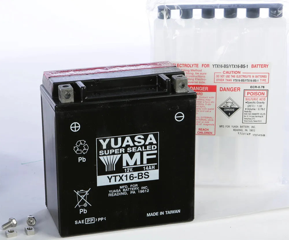 BATTERY YTX16-BS MAINTENANCE FREE