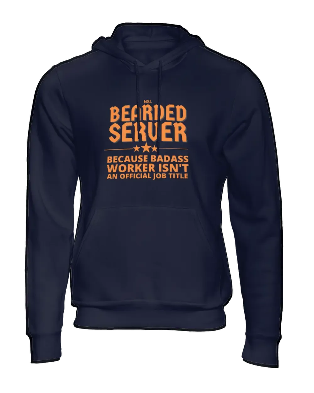 Bearded Server Men's Hoodie