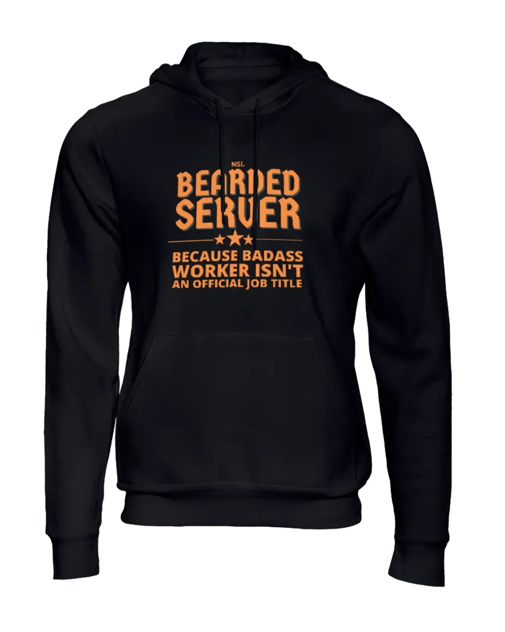 Bearded Server Men's Hoodie