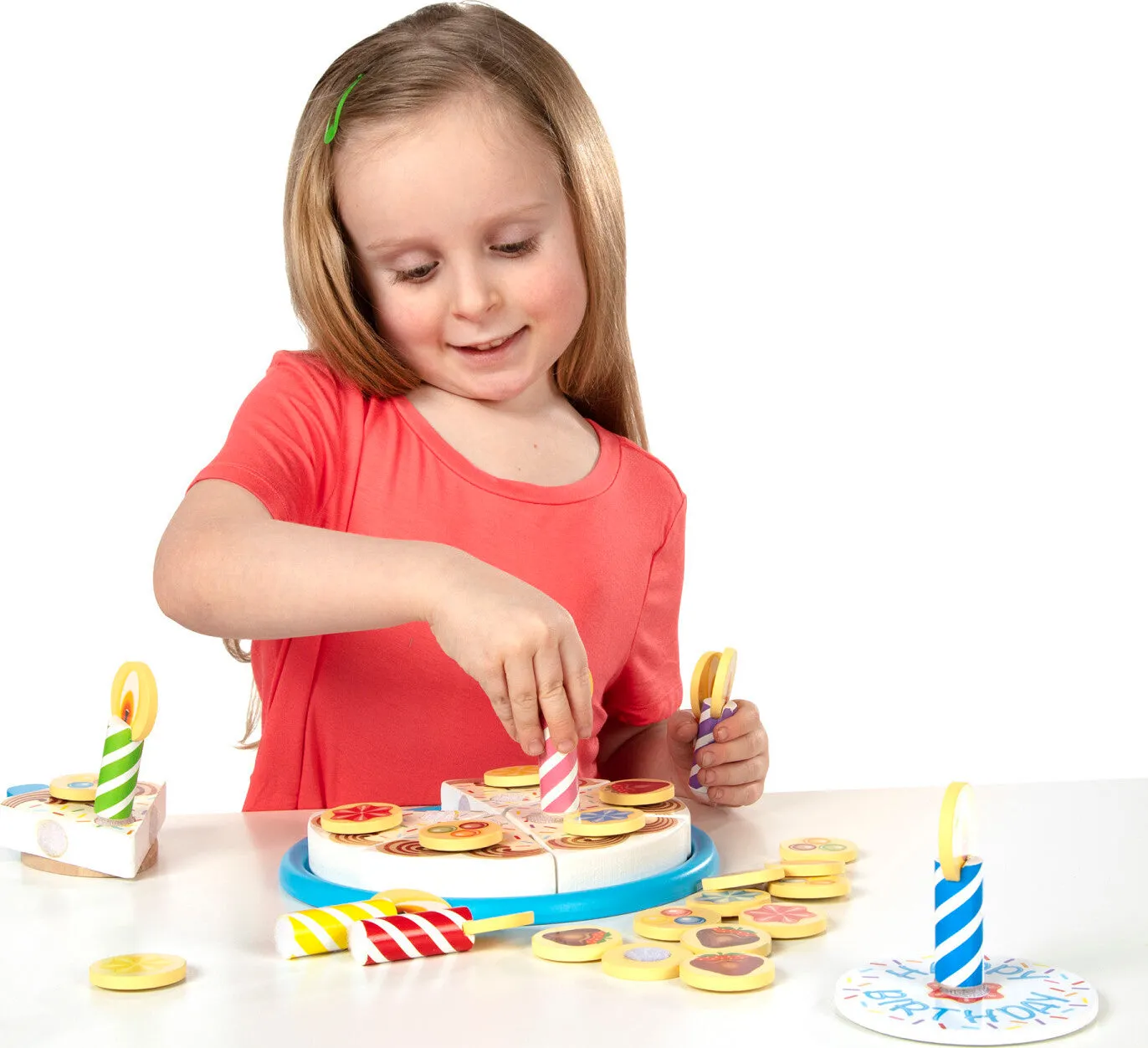 Birthday Party Cake Wooden Play Set