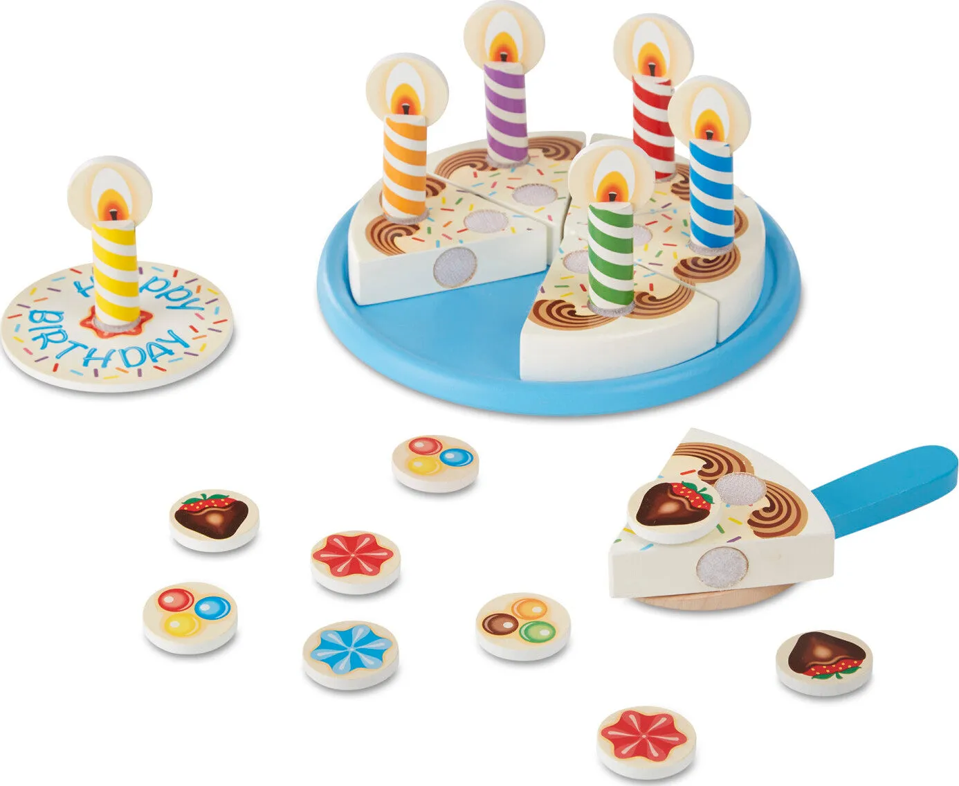 Birthday Party Cake Wooden Play Set