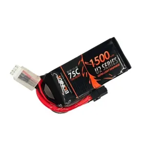 Bonka 11.1V 1500mAh 75C 3S GR Ultra Light U2 Series Lipo Battery