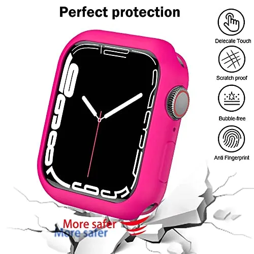 BOTOMALL Compatible with Apple Watch Bumper Case 38mm Series 3 2 Soft Flexible TPU Thin Lightweight Protective Cover for iWatch [NO Front Screen Protector]