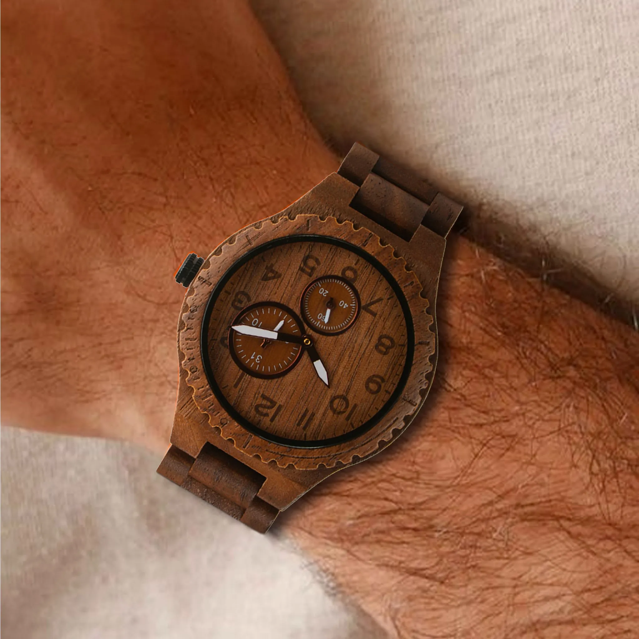 Cairns - Walnut Chronograph