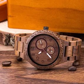 Cairns - Walnut Chronograph