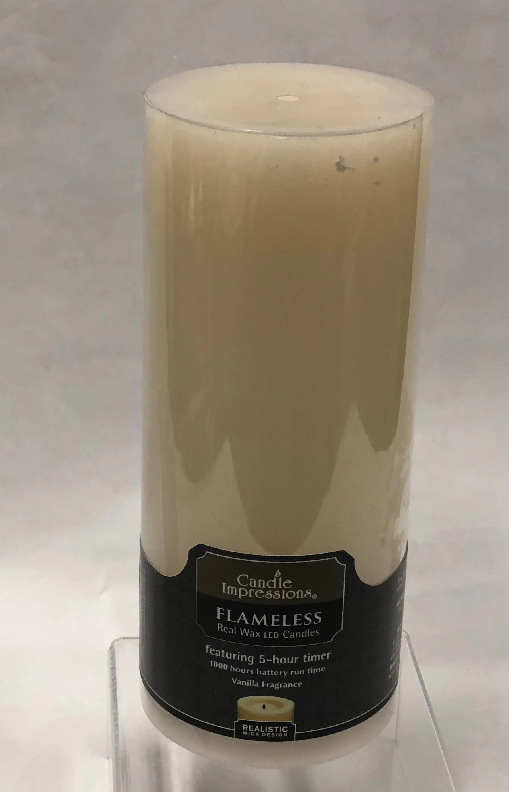 Candle Impressions -Battery Candle -Cream 8”