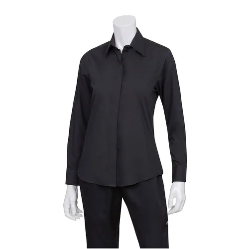 Chef Works W150BLK2XL Dress Shirt