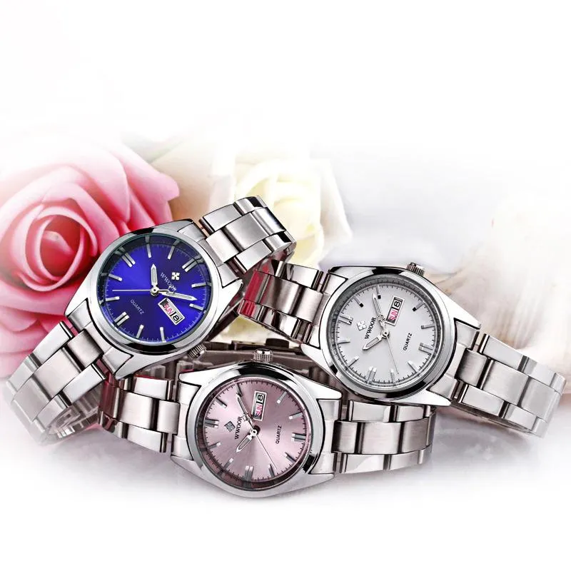 Classic Full Silver Stainless Steel Quartz Watch