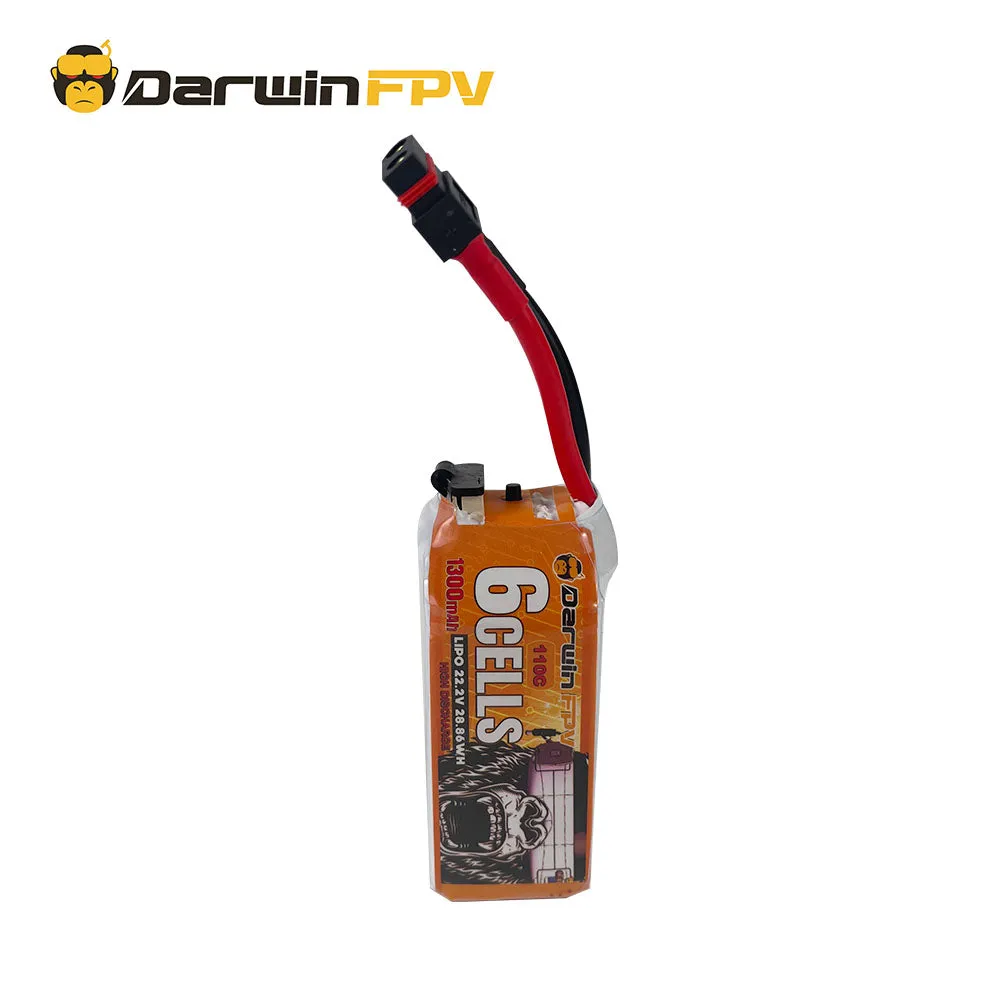 DarwinFPV 6S 1300mAh Waterproof Lipo Battery