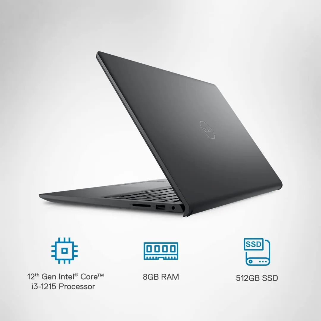 DELL INSPIRON 15-3520 [CI3-1215U 12TH GEN/8GB DDR4/512GB SSD/WIN11 HOME MSO/15.6 INCH/INTEGRATED GRAPHICS /1 YEAR(S)/BLACK]