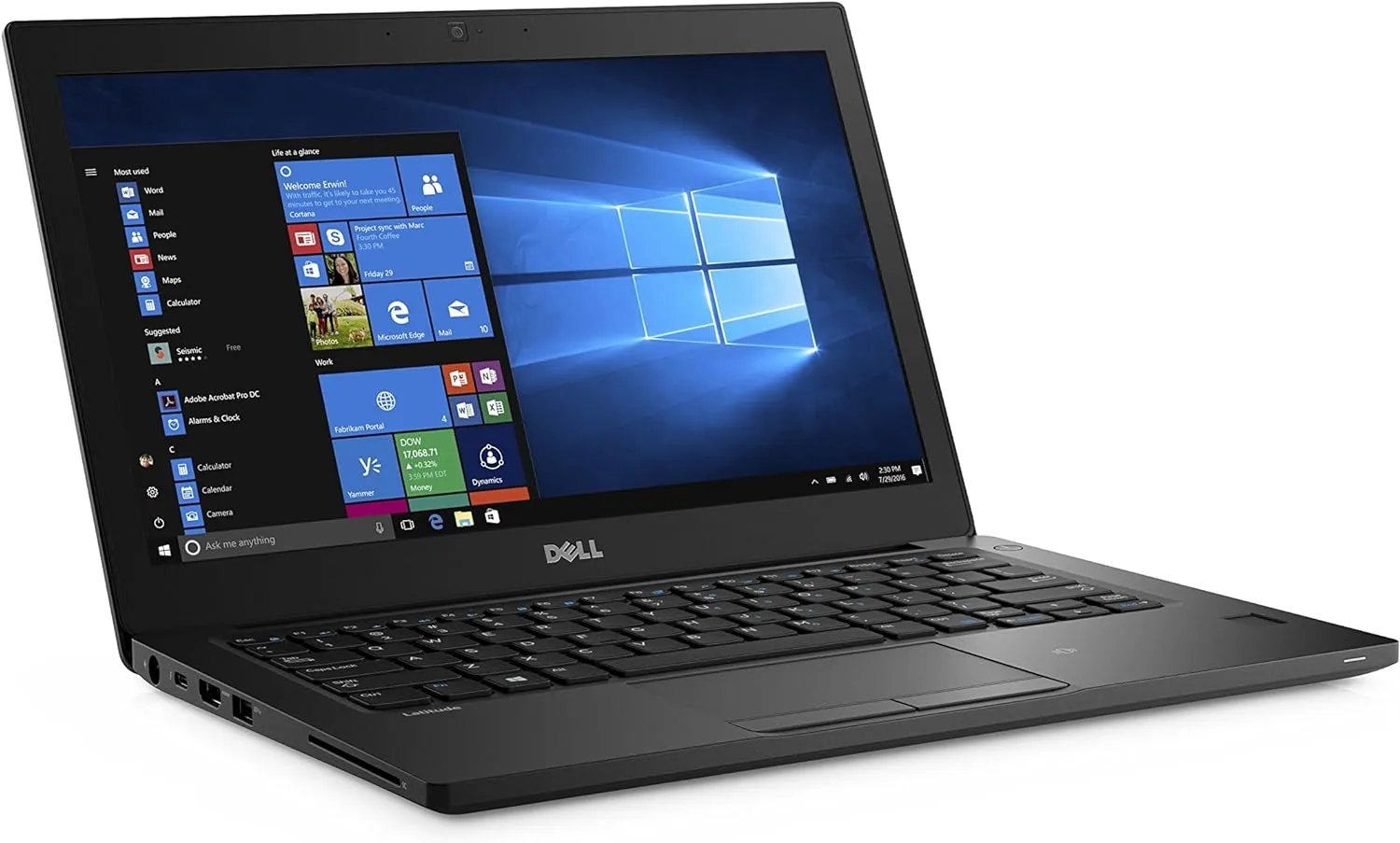 Dell Latitude 7280 Laptop | i5 6300U CPU | 256GB M.2 SSD | 16GB RAM | Windows 11 Pro | Black