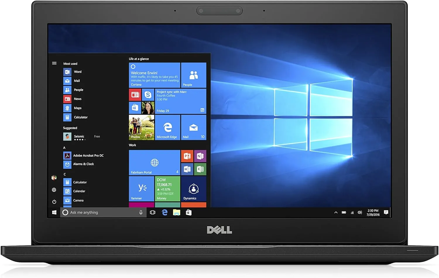 Dell Latitude 7280 Laptop | i5 6300U CPU | 256GB M.2 SSD | 16GB RAM | Windows 11 Pro | Black