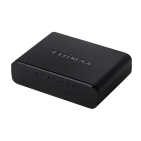 EDIMAX 5 Port 10/100 Fast Ethernet Desktop Switch. Perfect solution for Home and small business. Full Duplex. Auto Energy Saving Functions. Plug and Play.