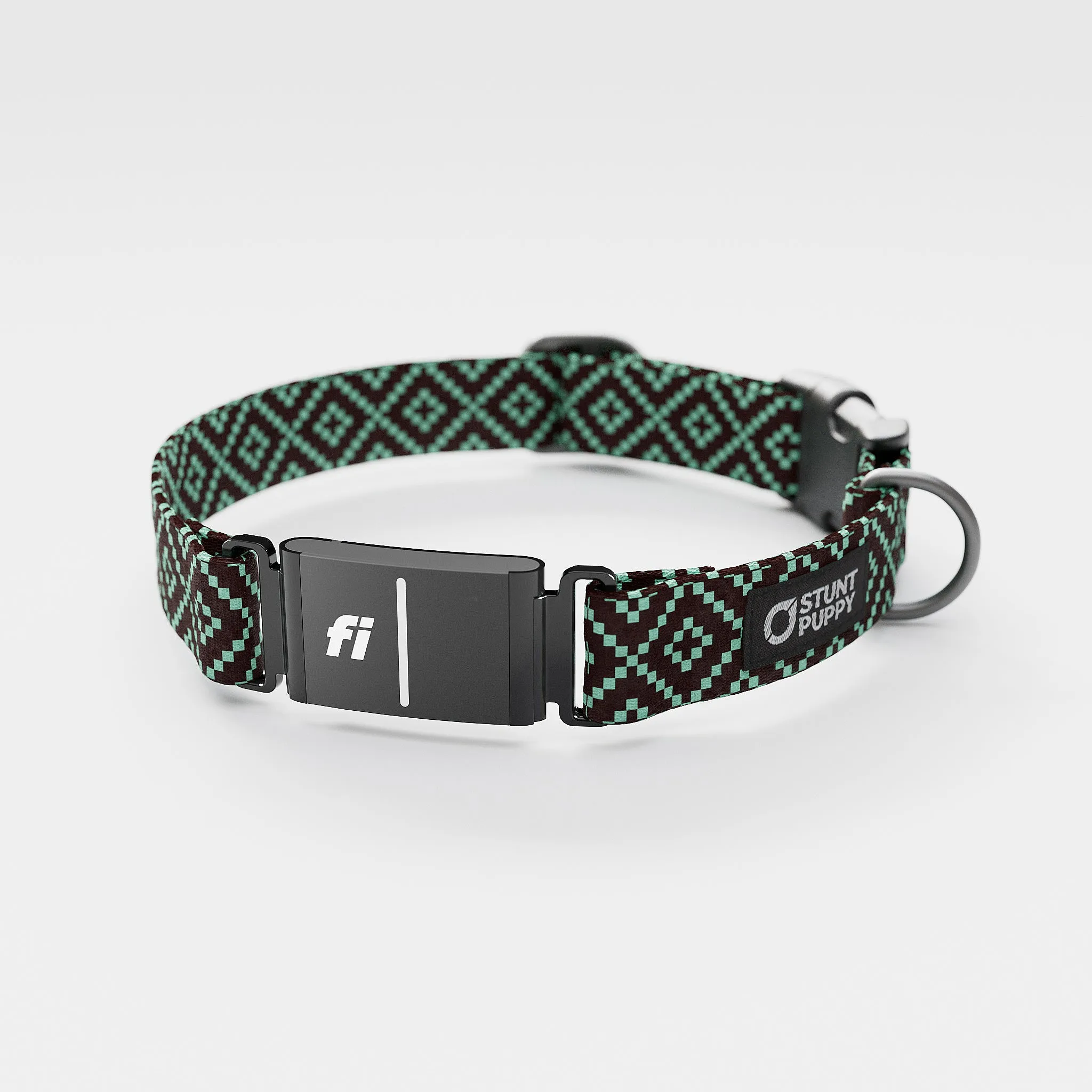 Fi GPS Included Pixie Brown Teal Everyday Collar (6 month subscription)