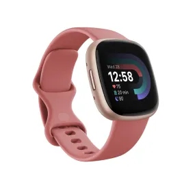 Fitbit Versa 4 Smart Watch - Pink Sand/Copper Rose