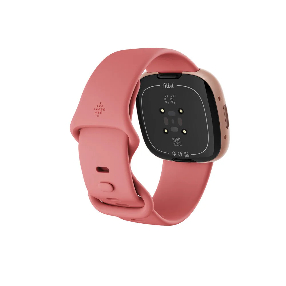 Fitbit Versa 4 Smart Watch - Pink Sand/Copper Rose